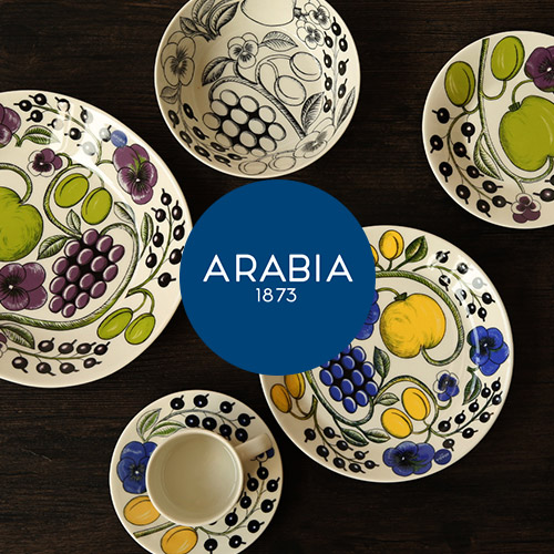 Paratiisi 【並行輸入品】アラビア パラティッシ イエロー プレート