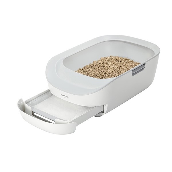 SHARP（シャープ） ペットケアモニター 猫用システムトイレ HN-PC001-W