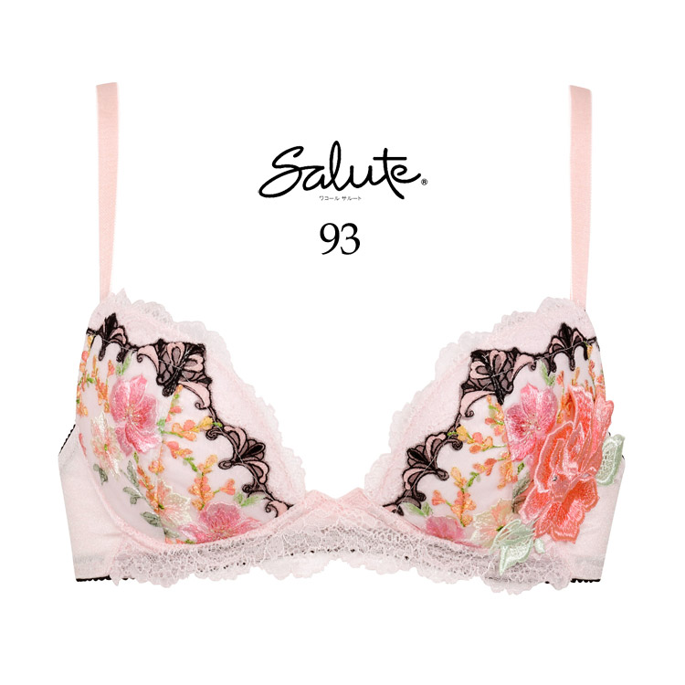 サルート（SALUTE） ワコール 93G フロントエックス ブラジャー FRONT