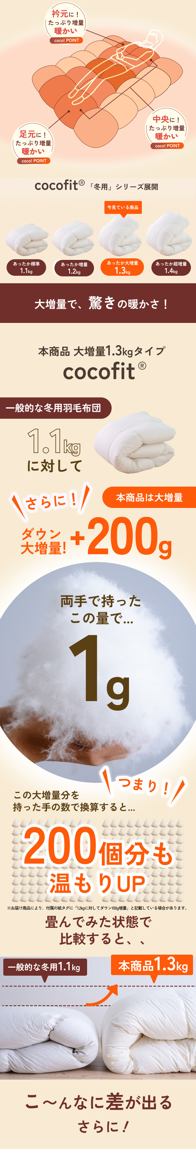 西川（nishikawa） 羽毛布団 シングル 東京西川 大増量1.3kg フランス