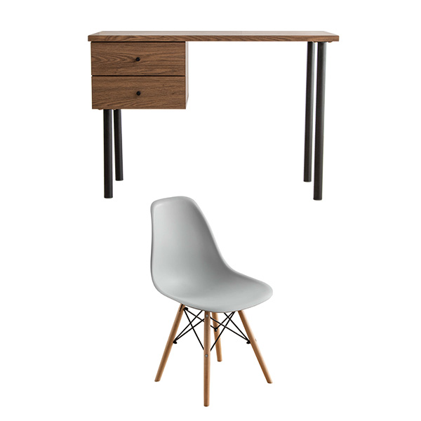 MINT デスク チェア セット パソコンデスク デスク＆チェア2点セット