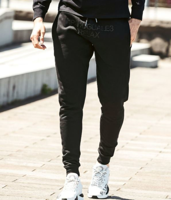 1PIU1UGUALE3 RELAX セットアップ メンズ スウェット ラインストーン