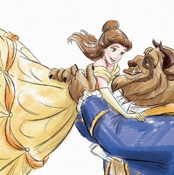 美女と野獣 IKEBANA 一輪挿し インテリア雑貨 アートパネル ディズニー