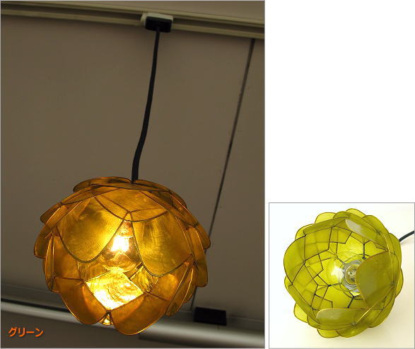 ペンダントライト アジアン おしゃれ かわいい 1灯 花 フラワー カフェ