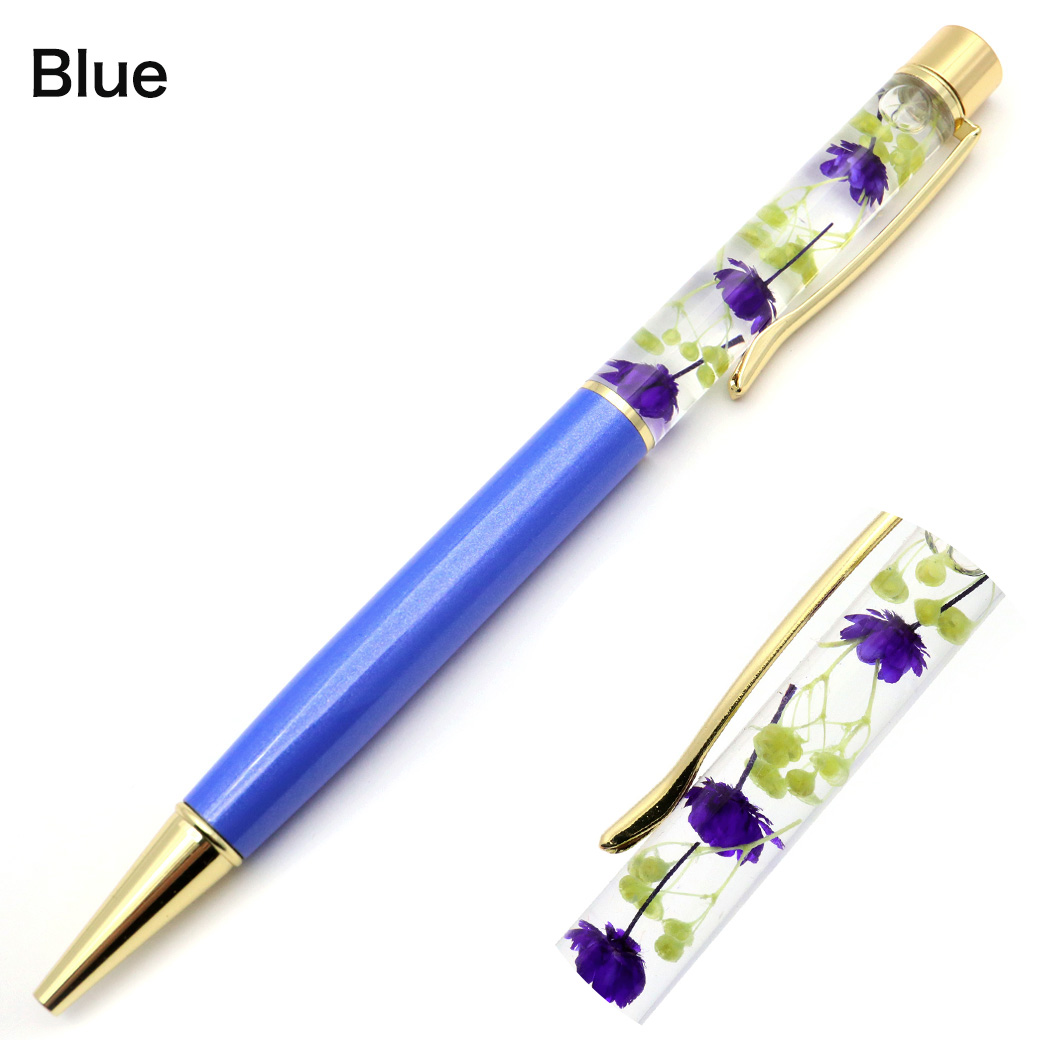 最安値に挑戦！ハーバリウム ボールペン 太さ1.0mm 選べる 11種類の