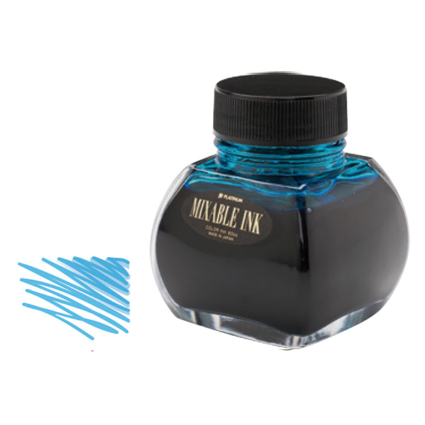 PLATINUM プラチナ ボトルインク ミクサブルインク 万年筆用 水性染料