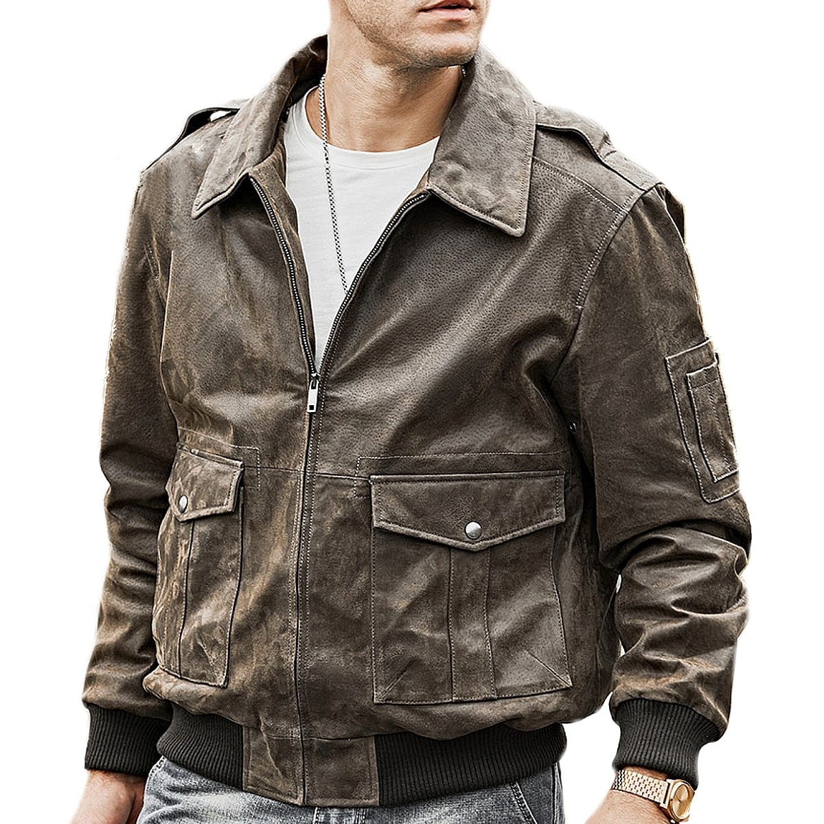 送料無料!】全2色 6サイズ メンズ ビンテージカラーピッグスキン