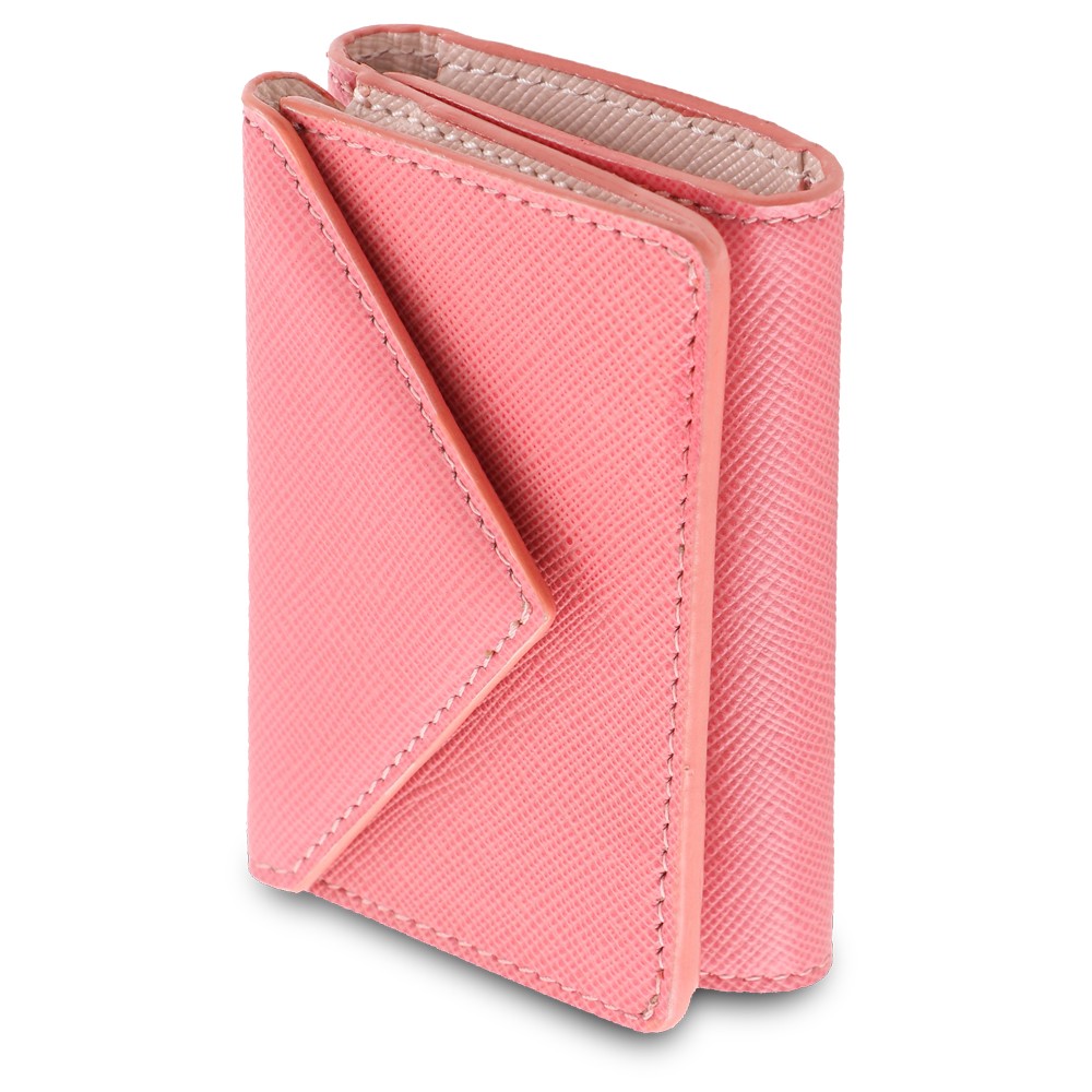 ミニ 財布 レディース 本革 三つ折り サフィアーノ バイカラー 小さい