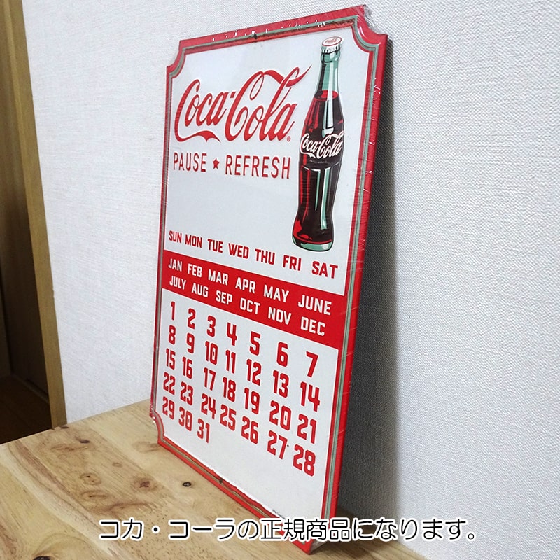 Coca Cola（コカコーラ） ブリキ看板 ビンテージ エンボスメタルサイン