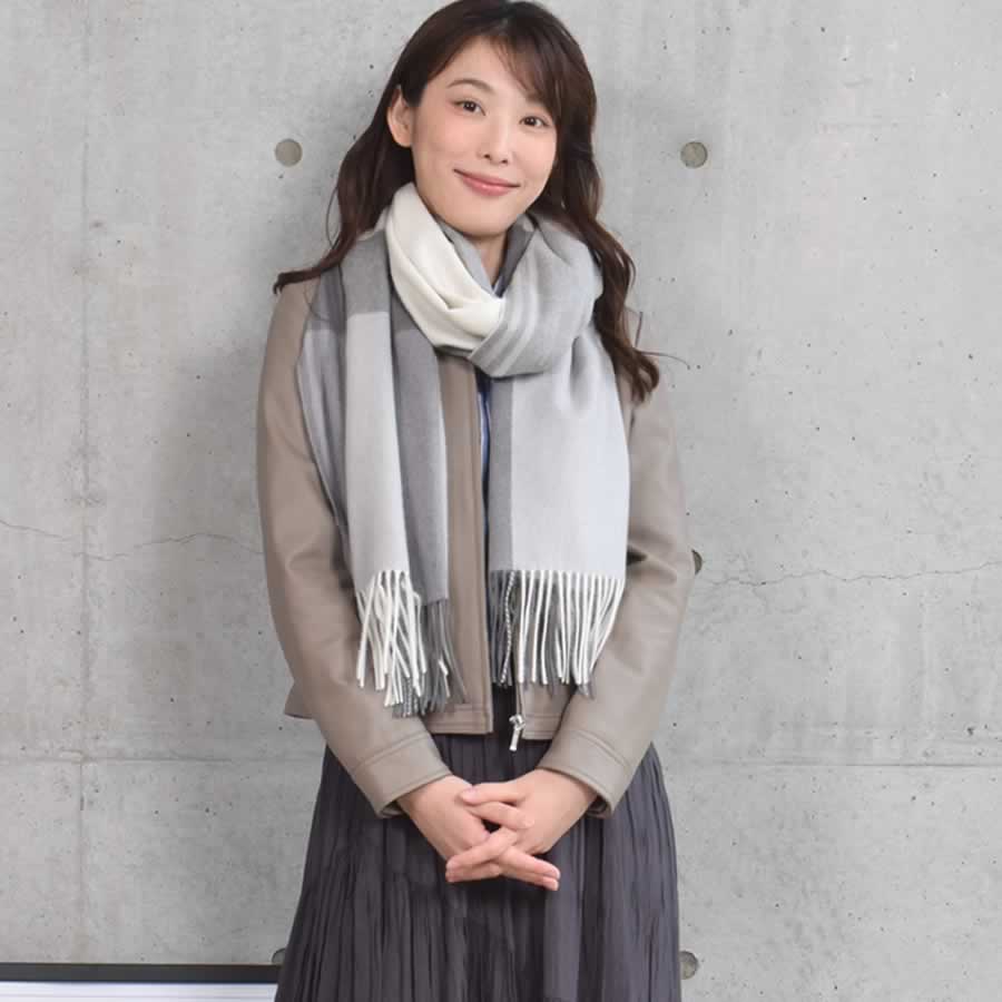 Merfirge 爆買 ストール カシミヤ100%【名入れ刺繍可】カシミヤ