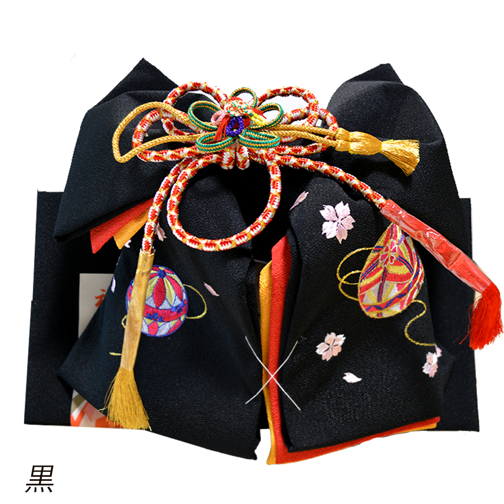 七五三 帯 刺繍 (マリ) 日本製 結び帯 7歳 七歳 : 部坂呉服店 - 通販