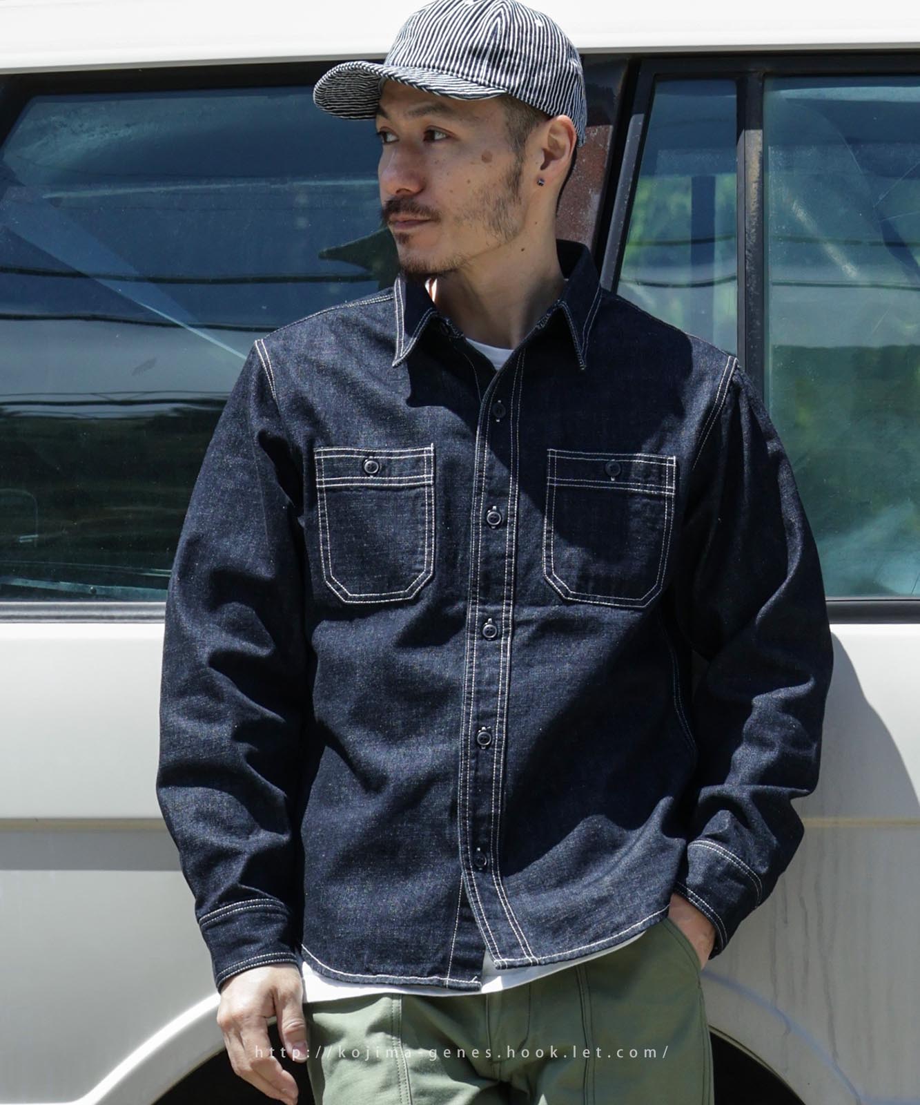 児島ジーンズ 公式通販 デニム ワークシャツ KGR by Kojima Genes