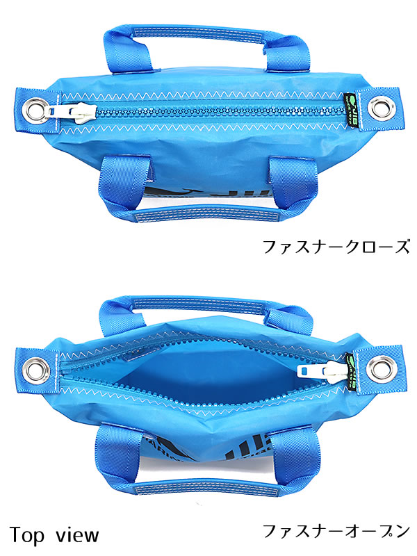 JIB ファスナーつきトートバッグ オーバージップ SSサイズ FTSS