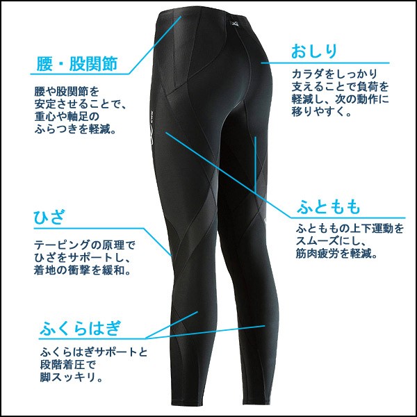 CW-X ワコール スポーツタイツ HZY339 wacoal レディース