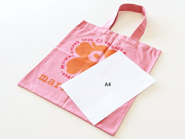 marimekko（マリメッコ） トートバッグ ウニッコ ピンク オレンジ エコ