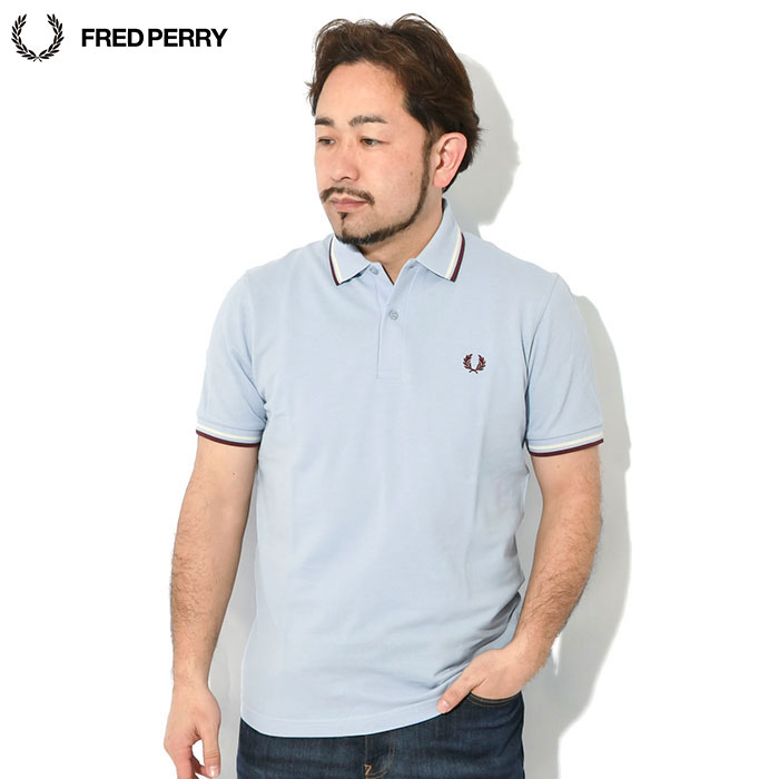 FRED PERRY（フレッドペリー） ポロシャツ 英国製 半袖 メンズ M12