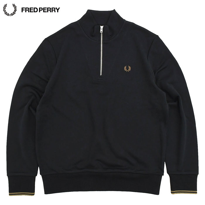 FRED PERRY（フレッドペリー） トレーナー メンズ ハーフ ジップ