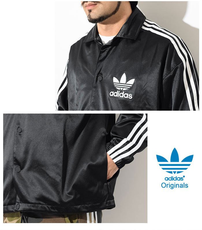 adidas Originals アディダス ジャケット メンズ サテン コーチ