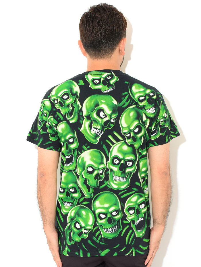 LIQUID BLUE リキッド ブルー Tシャツ 半袖 メンズ スカル パイル