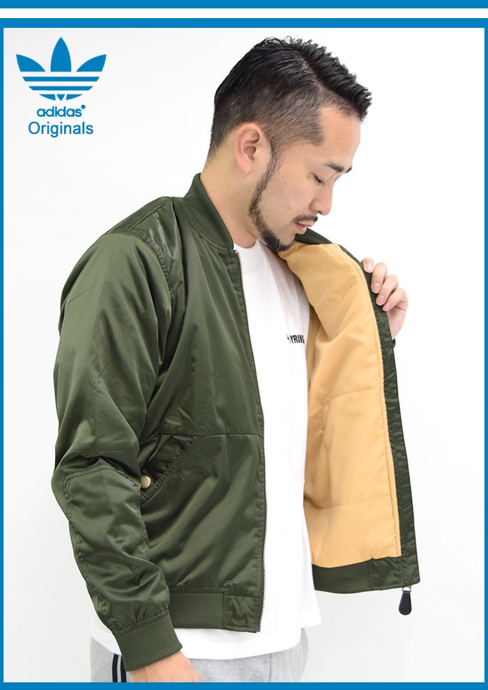 アディダス adidas ジャケット メンズ サテン エムエーワン オリジナル