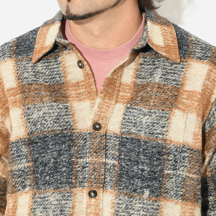 STUSSY（ステューシー） シャツ 長袖 メンズ Plaid Knit ( stussy