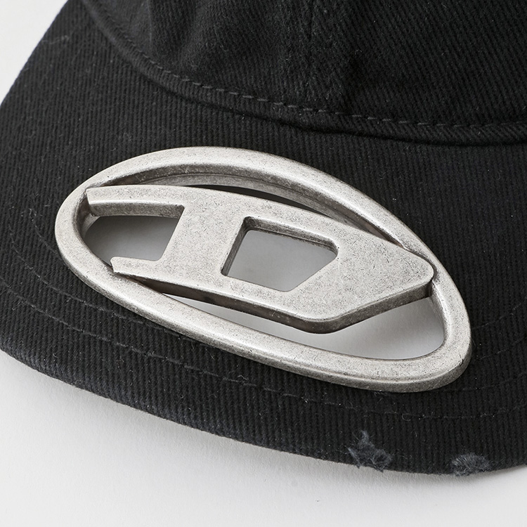 DIESEL（ディーゼル） メタルオーバルD ダメージ キャップ A12709