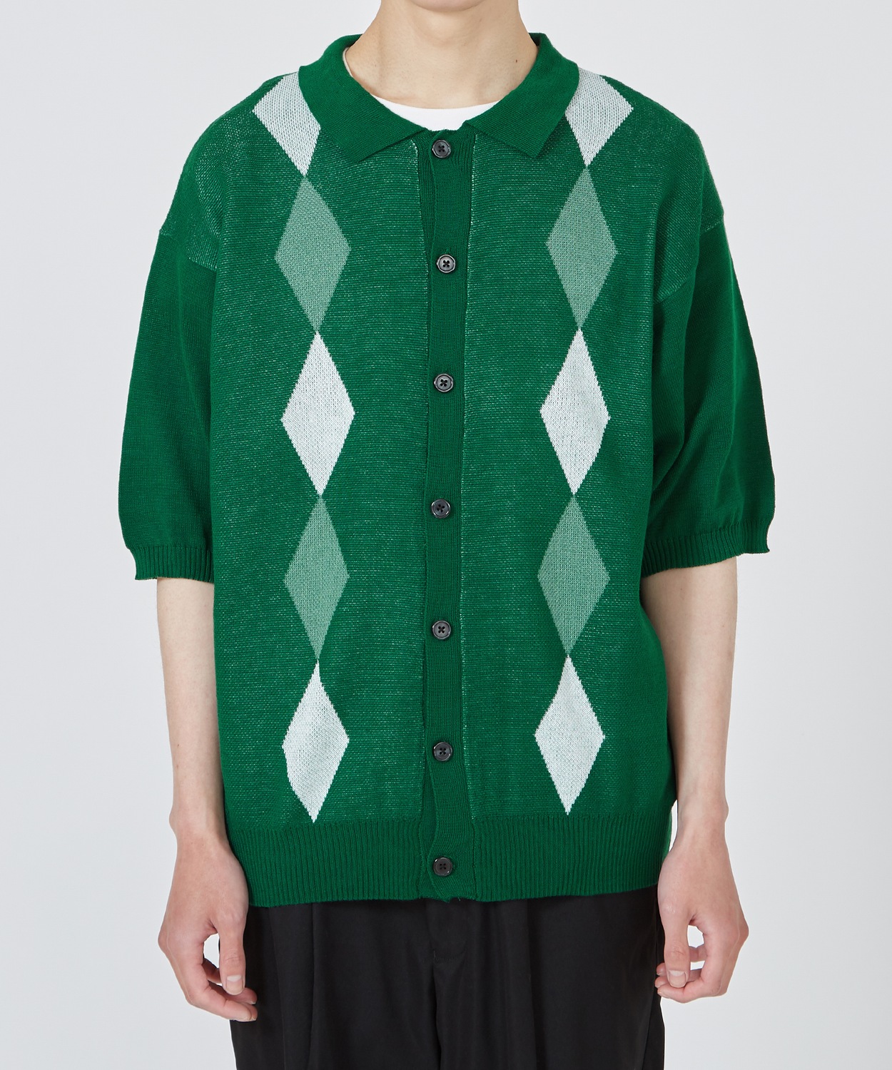 improves（インプローブス） 半袖シャツ メンズ ニット カーディガン