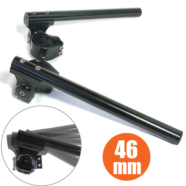 ZX9R ZX6R 正立 セパハン セパレートハンドル 46パイ 黒 ブラック HIGH