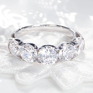 pt900 プラチナ ダイヤモンド ダイヤ 指輪 リング エタニティ 3.0ctUP