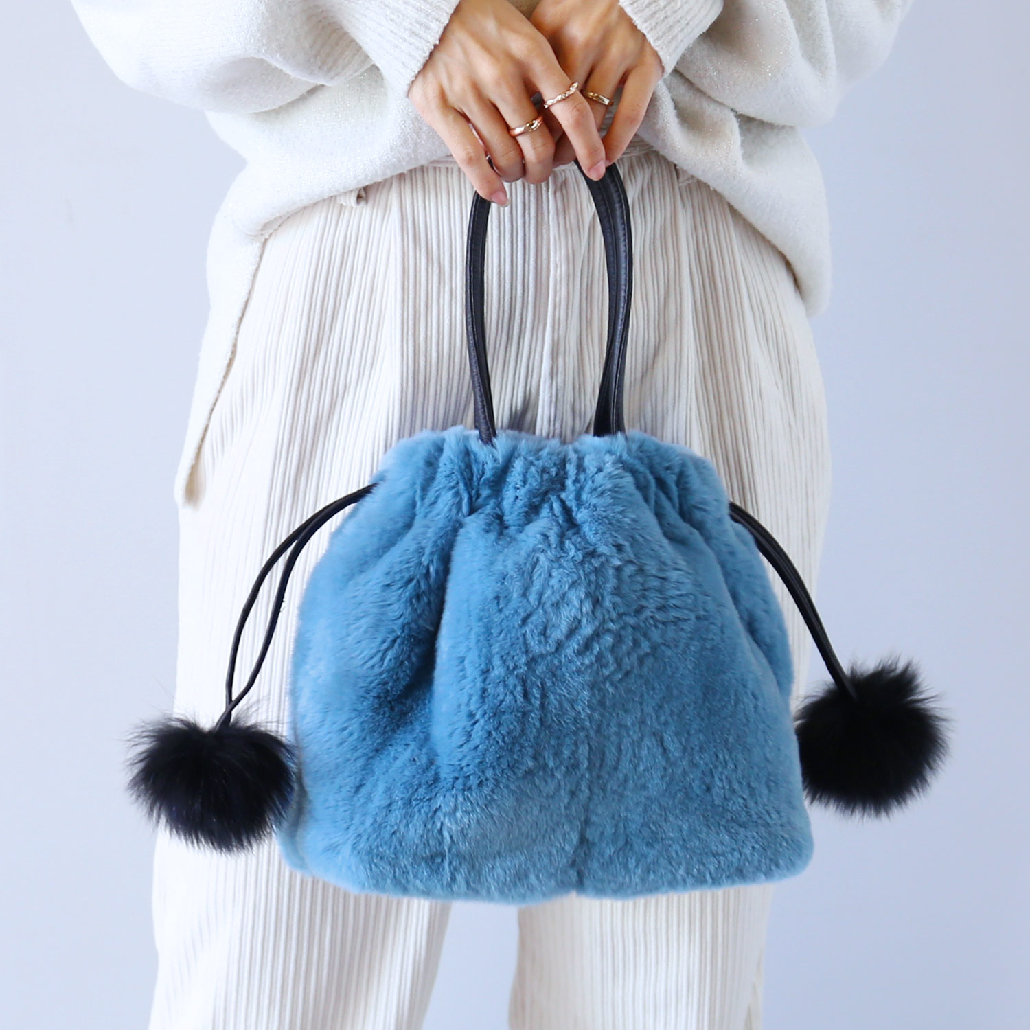 sankyo shokai（三京商会） [5%offクーポン]レッキス ファーバッグ