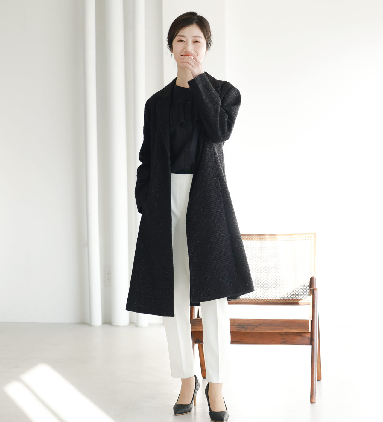 sankyo shokai（三京商会） ［期間限定価格］チェスター コート 春