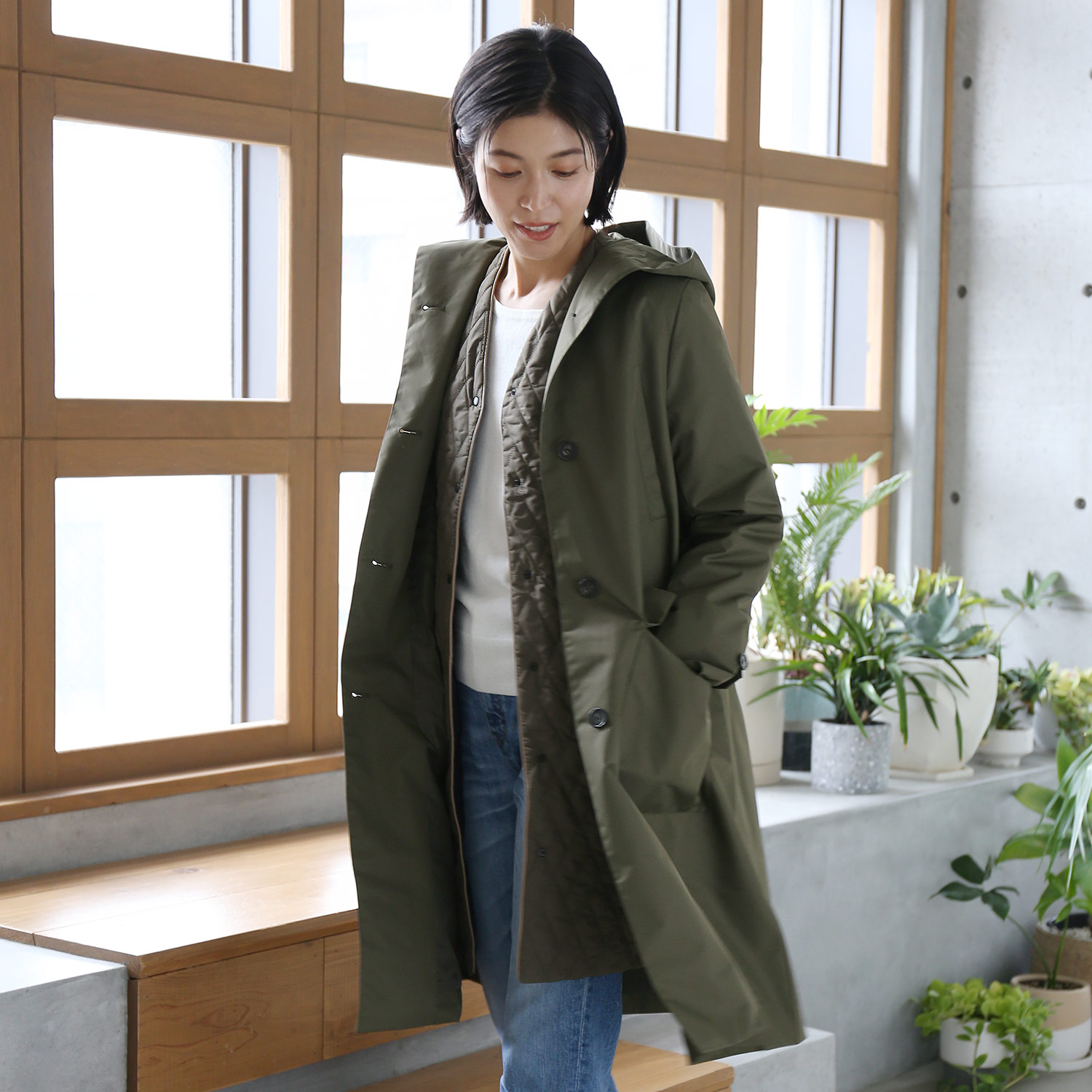 sankyo shokai（三京商会） ［期間限定価格］ライナー付き 撥水コート