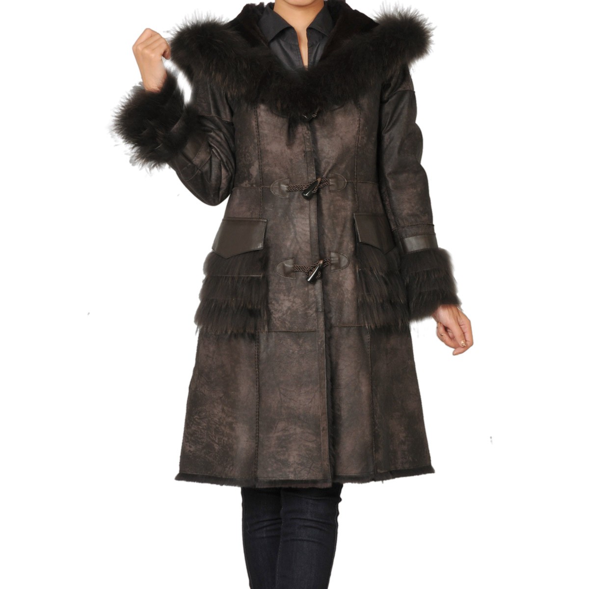 sankyo shokai（三京商会） ［期間限定価格］ファーコート ラビット W