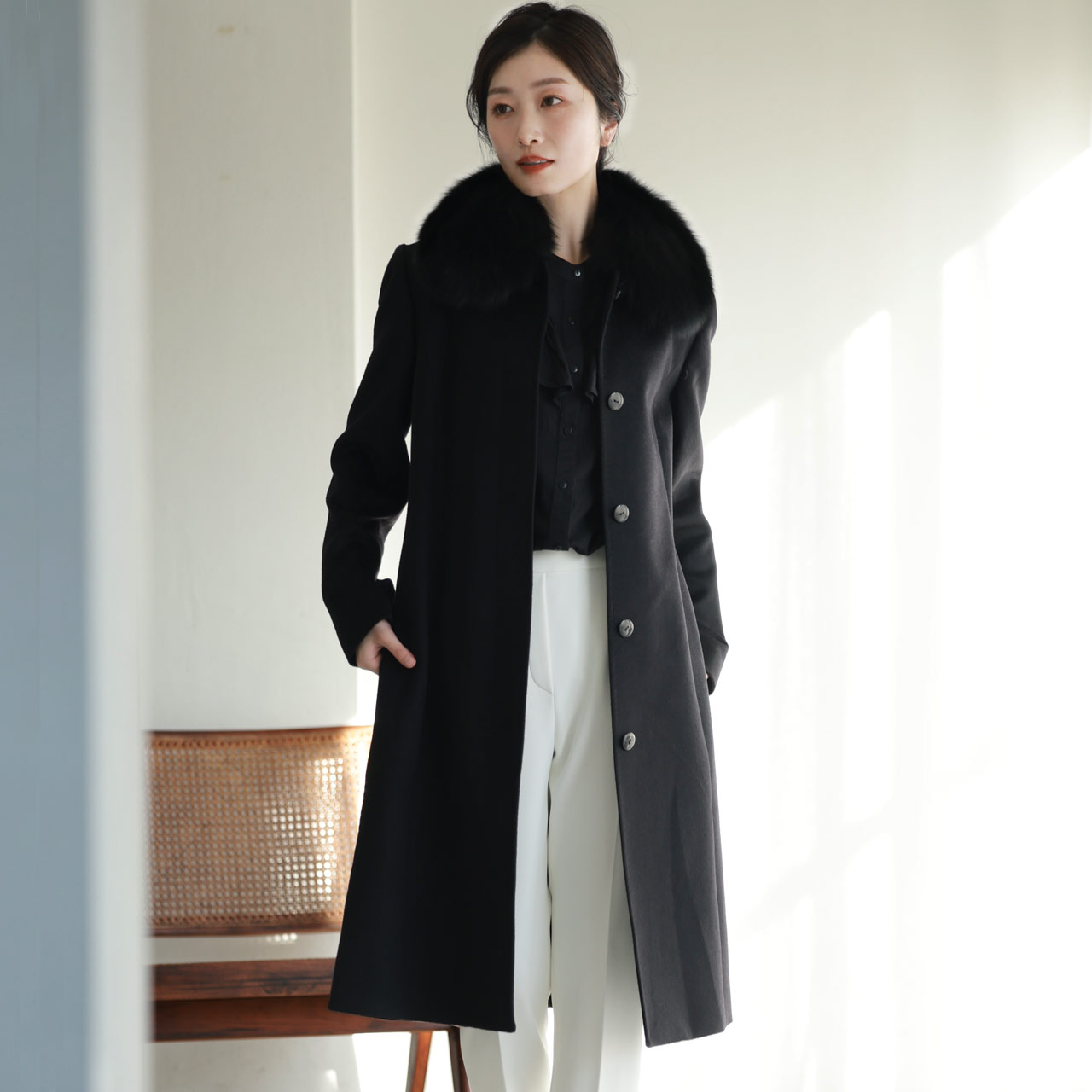 Filomo（フィローモ） カシミヤ コート レディース カシミヤ100