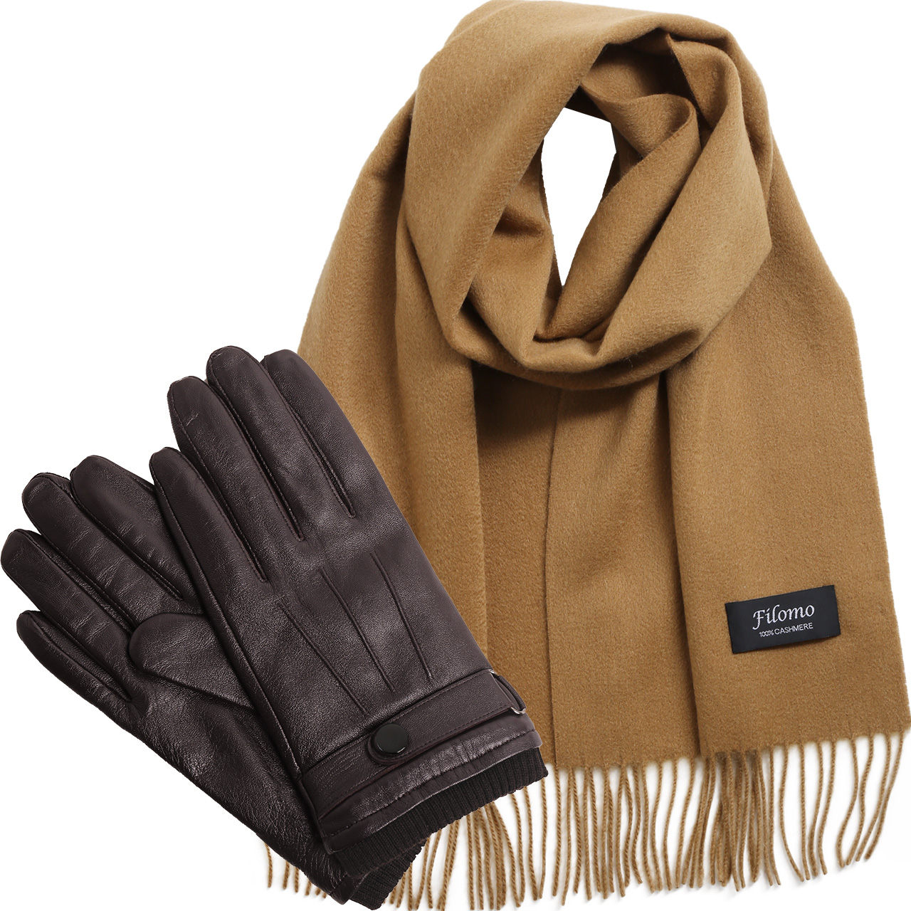 sankyo shokai（三京商会） ギフトセット 男性向け カシミヤマフラー