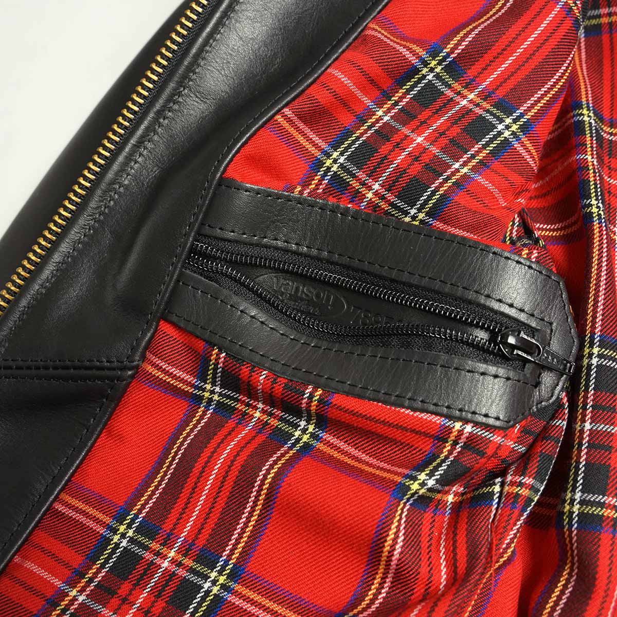 VANSON（バンソン） VANSON J 3/4 カーコート ブラック アメリカ製