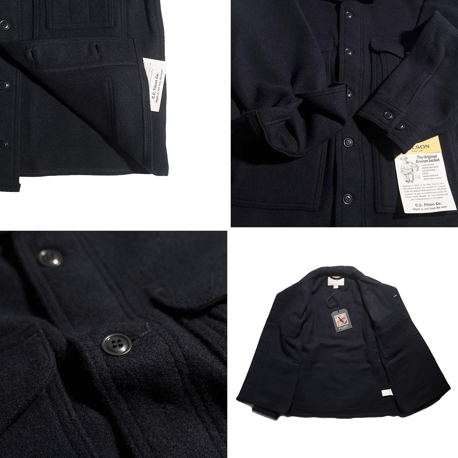 FILSON（フィルソン） ウールコート マッキーノ クルーザー ソリッド