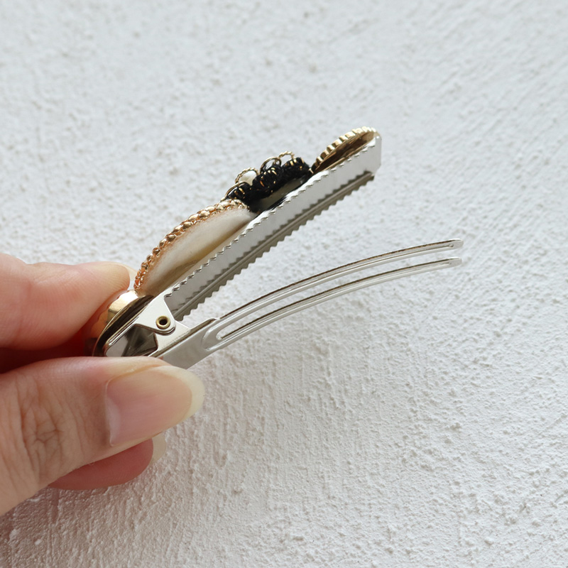 Jewel VOX ヘアクリップ ヘアアクセ フラワー パール ゴールド