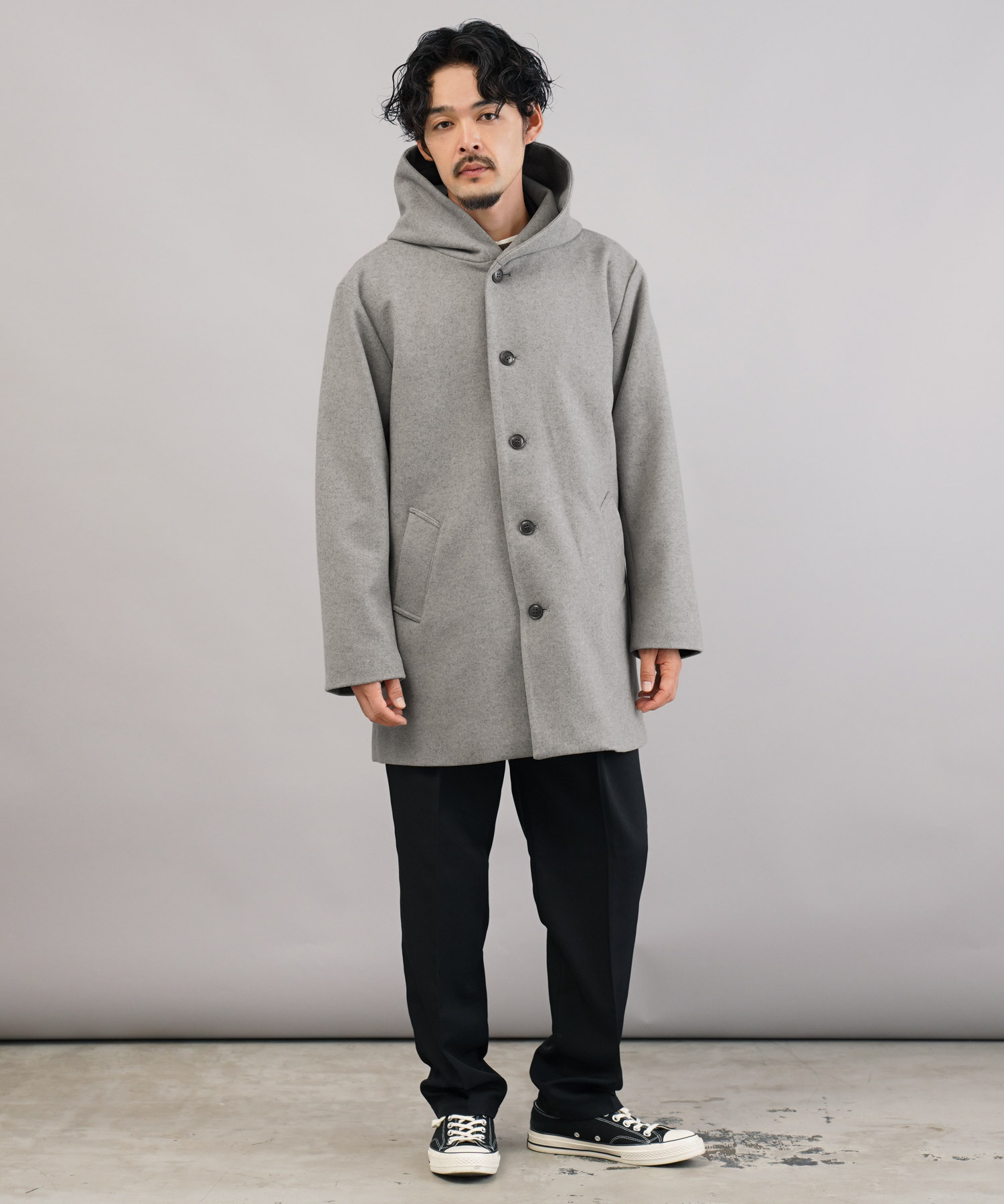 JIGGYS SHOP（ジギーズショップ） コート メンズ アウター フーテッド