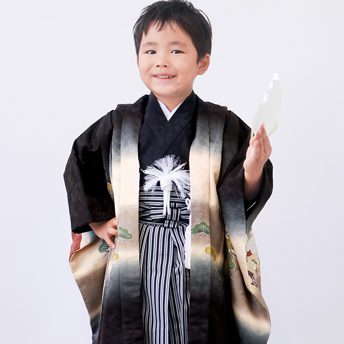 KYOETSU（京越） 【豪華安心12点フルセット】 七五三 着物 男の子 5歳