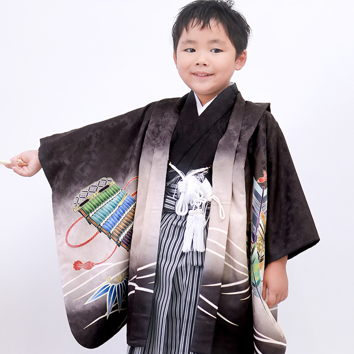 KYOETSU（京越） 【豪華安心12点フルセット】 七五三 着物 男の子 5歳