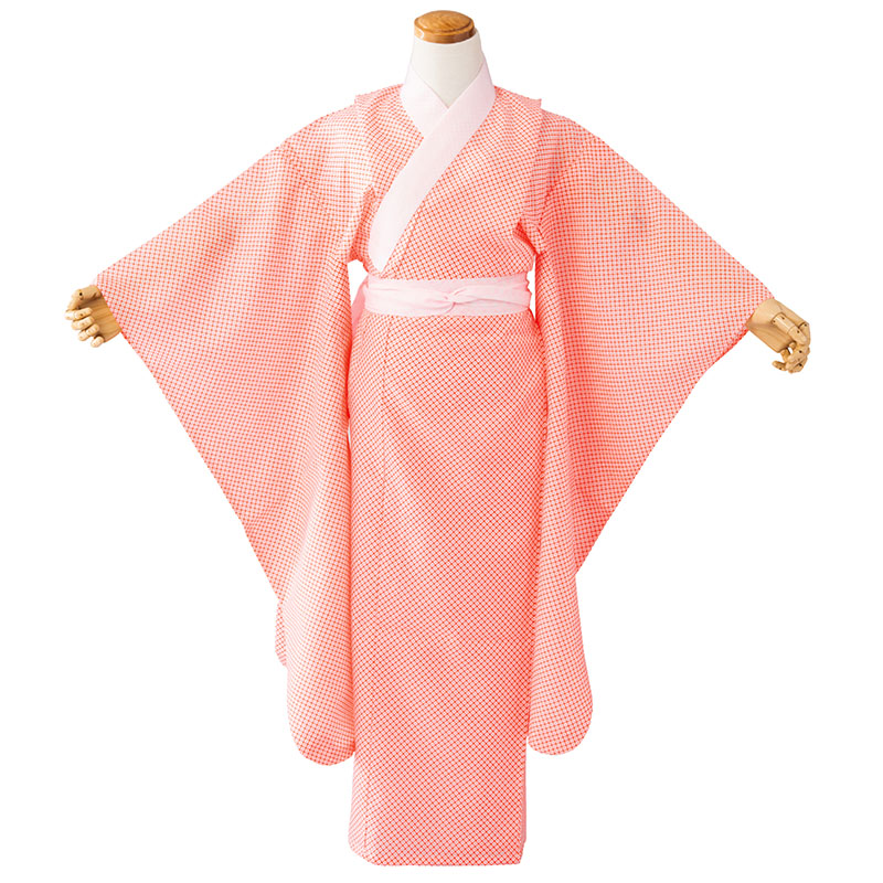 七五三 長襦袢 3歳 5歳 7歳 女の子 洗える ポリエステル 下着 半衿 3才