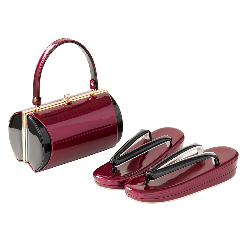 草履バッグセット 特価 成人式 結婚式 振袖 フォーマル 赤 黒 金