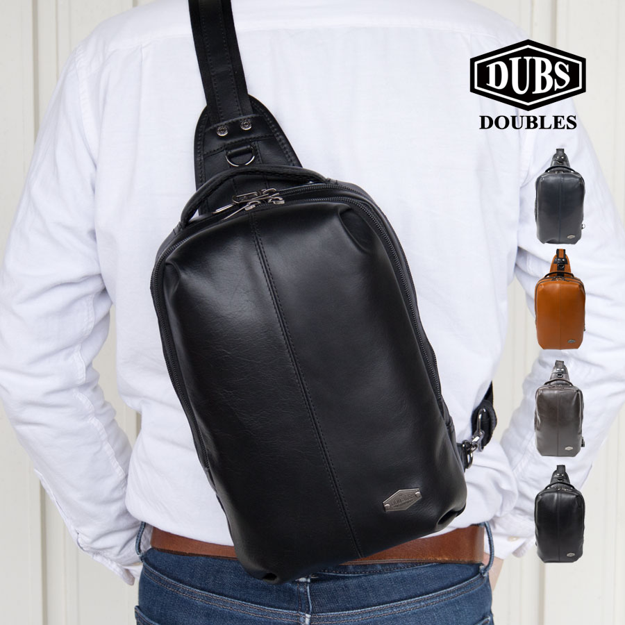 DOUBLES（ダブルス） ボディバッグ メンズ 本革 40代 50代 革 おしゃれ