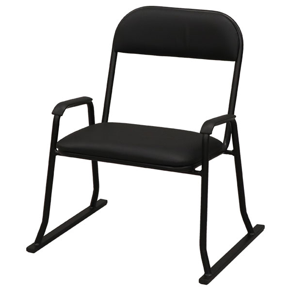 座椅子 高座椅子 座面高さ36cm 肘掛け 座敷椅子 楽座椅子(2脚セット