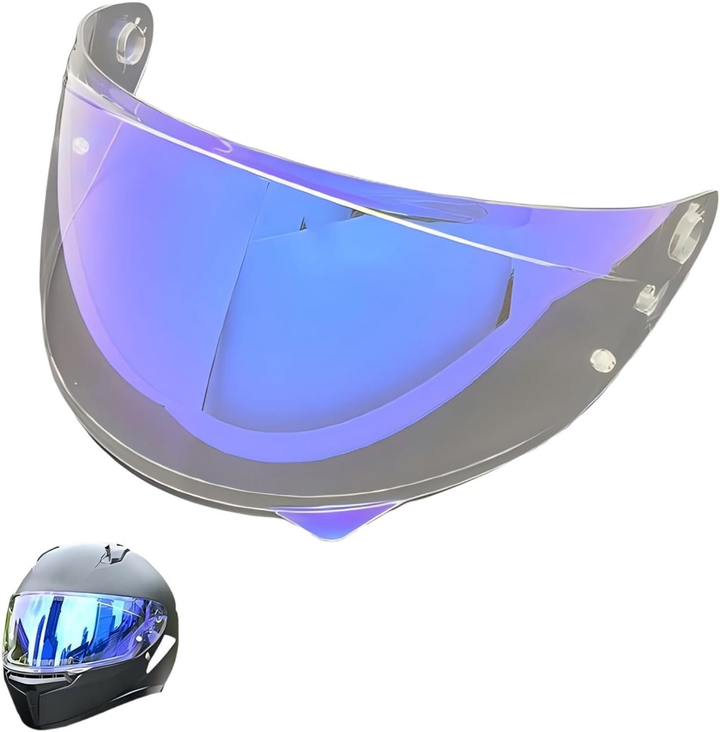オートバイヘルメットシールド ミラー バイク ヘルメット シールド