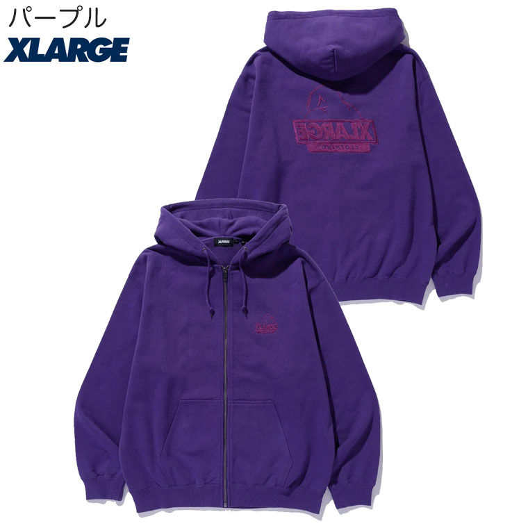 XLARGE（エクストラ ラージ） スウェット パーカー BACKSIDE OG ZIP UP