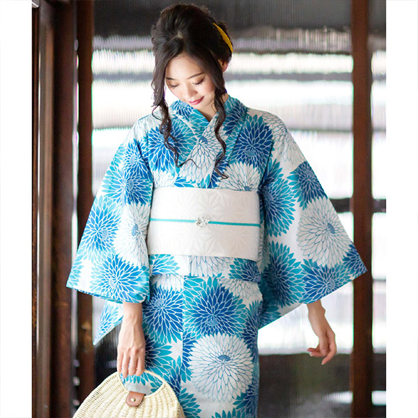 浴衣 新品 浴衣 セット 浴衣セット ゆかた 大人 レディース 白 紫 花
