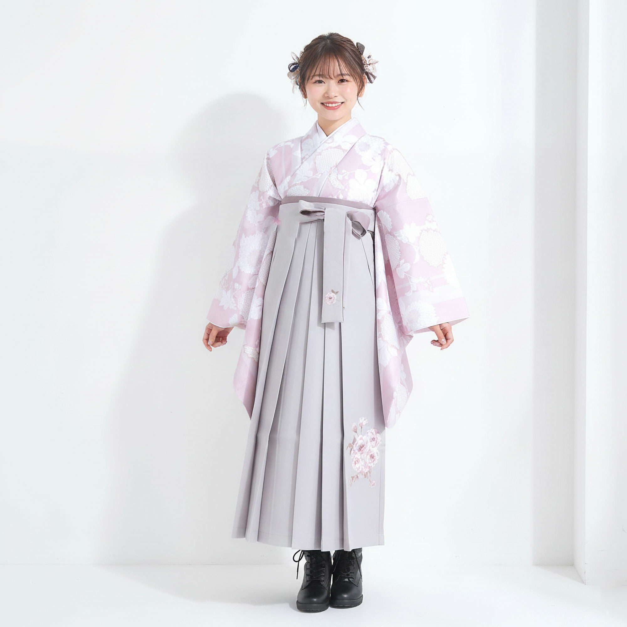 NISHIORI 二尺袖 着物 袴 セット レンタル商品【貸衣装 卒業式 大学生