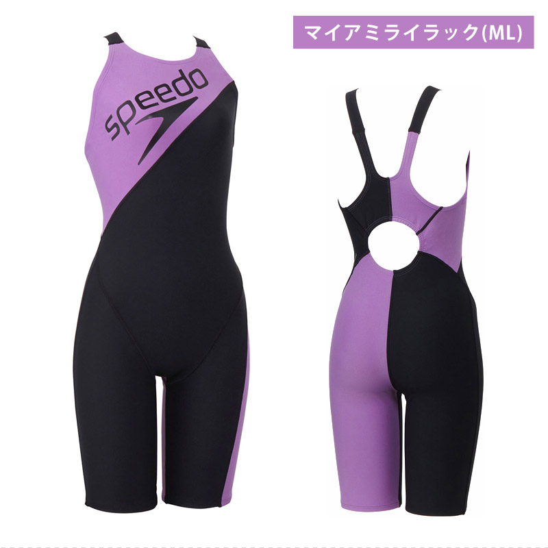 speedo（スピード） レディース 競泳水着 練習用 パネルターンズニー
